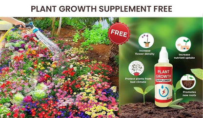 PREMIUM FLOWER SEEDS WITH FREE PLANT GROWTH SUPPLEMENT