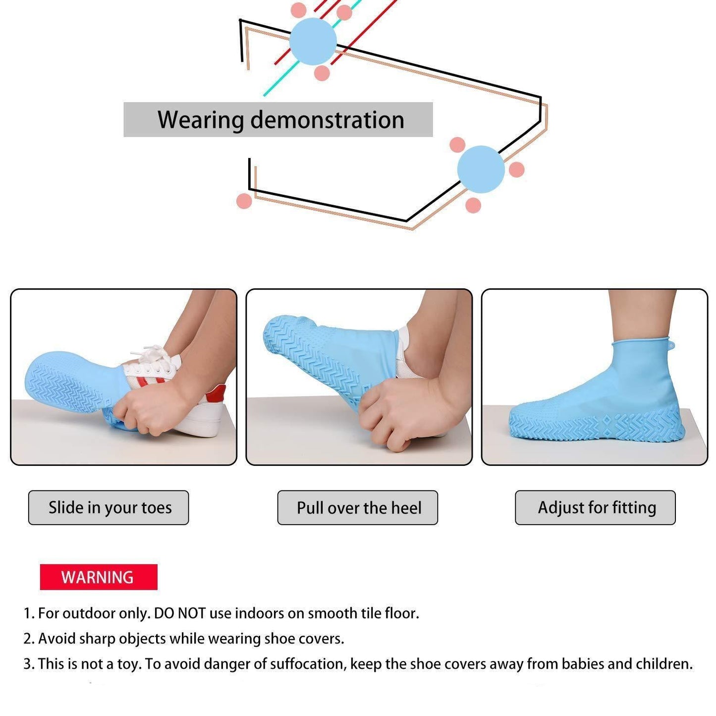 Silicone Rain Shoes Cover